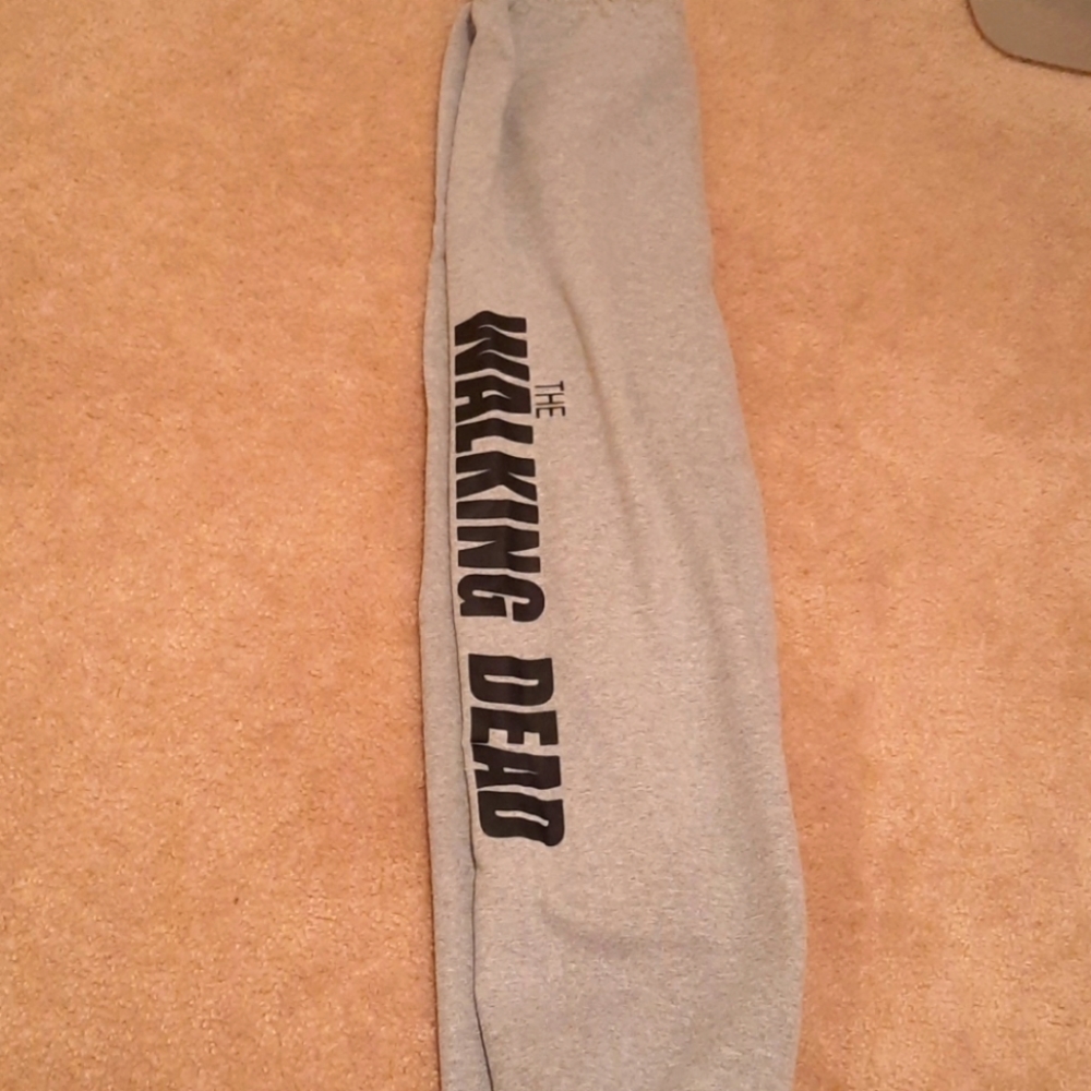 Jerzees The Walking Dead XL Sweatpants Gray
